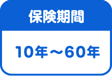 保険期間は10~60年